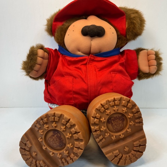 Furskins 15” Spitball Hank Fur‎ Skins Teddy Bear Cabbage Patch Vintage 1985 - Picture 1 of 11